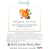 Bouji - Bougies & fondants faits main en Lorraine - Parfum Orange épicée