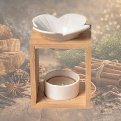 Bougies & fondants naturels & parfumés – Bouji - Pack Plumeria - bois et épices