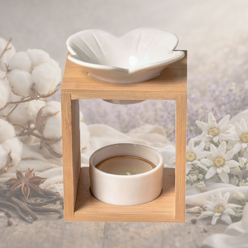 Bougies & fondants naturels & parfumés – Bouji - Pack Plumeria - Douceur & pureté