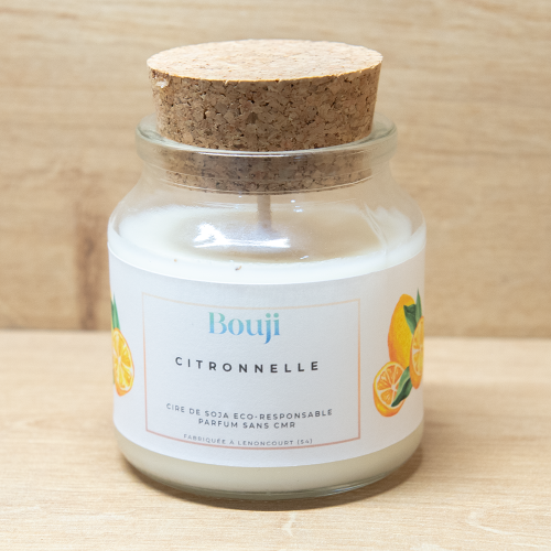 Bouji - Bougies & fondants naturels & parfumés - Citronnelle