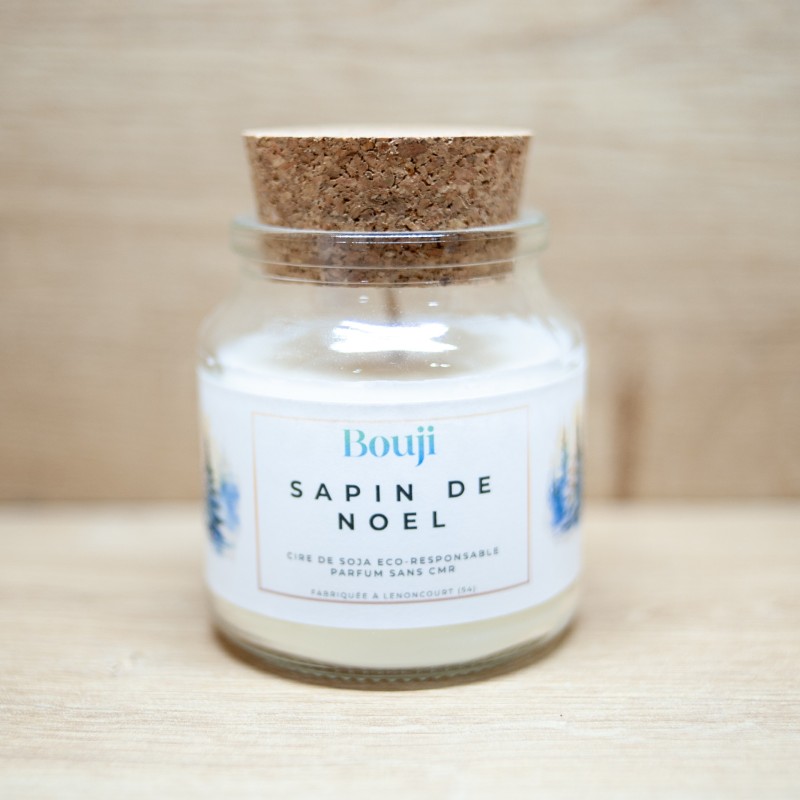 Bouji - Bougies & fondants naturels & parfumés - Bougie Sapin de Noel