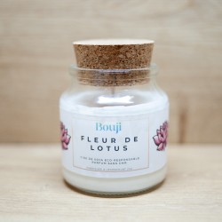 Bouji - Bougies & fondants naturels & parfumés - Bougie  Fleur de Lotus