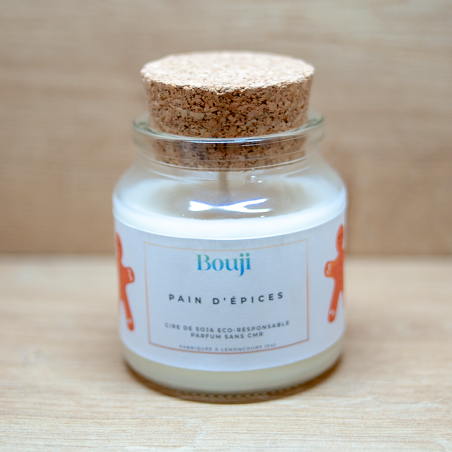 Bouji - Bougies & fondants naturels & parfumés - Bougie  Pain d'épices