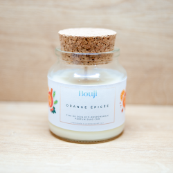 Bouji - Bougies & fondants naturels & parfumés - Bougie  Orange épicée