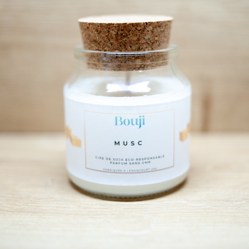 Bouji - Bougies & fondants naturels & parfumés - Bougie  Musc